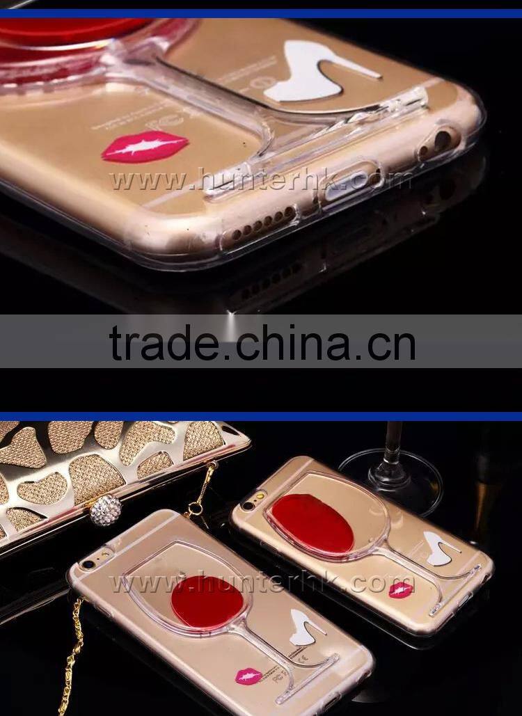 Liquid Red Wine Mobile Phone Cover For iphone6s