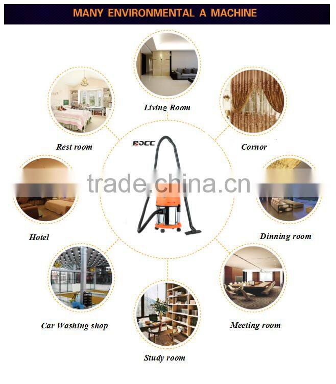 25L 1200W Heavy duty industrial wet and dry vacuum cleaner