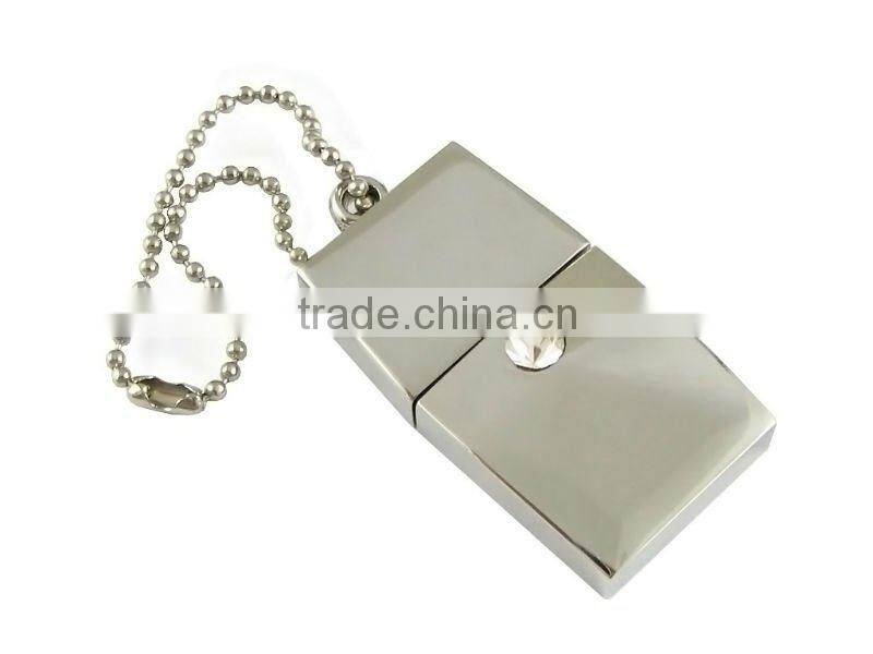 Laser logo, full capacity mini metal USB flash disk