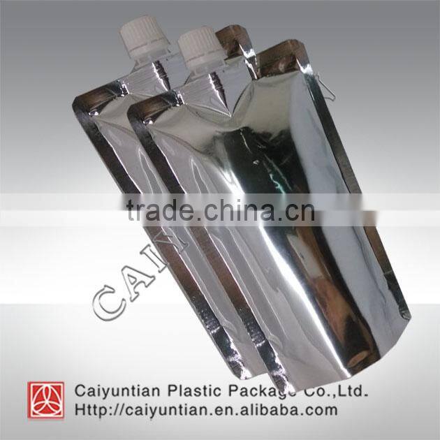 Special shape plastic packing bag for bath goods