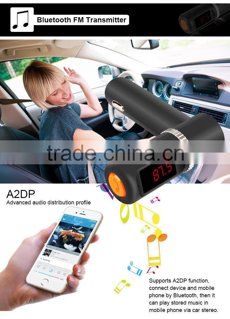 Mini Bluetooth FM Radio Broadcast Transmitter fm Car Transmitter Fashion Looks Bluetooth Adapter Cheap