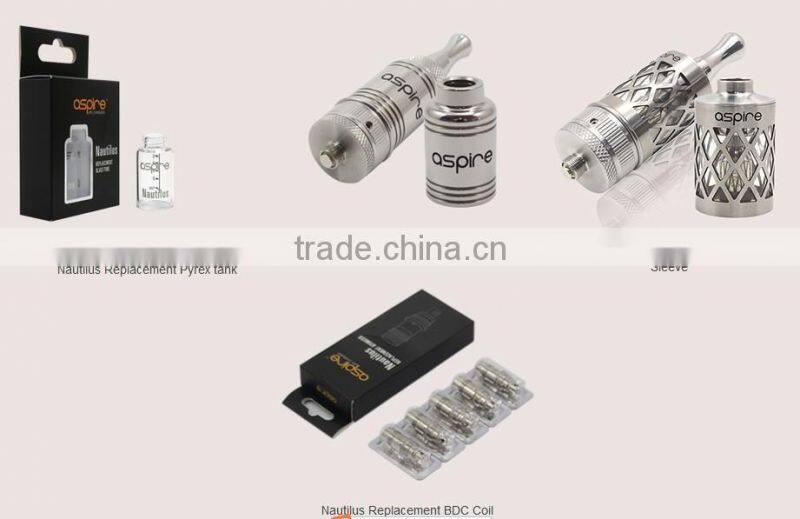 100% original genuine with letter of authorization agent aspire pyrax glass tank wholesale eigate aspire nautilus bdc tank