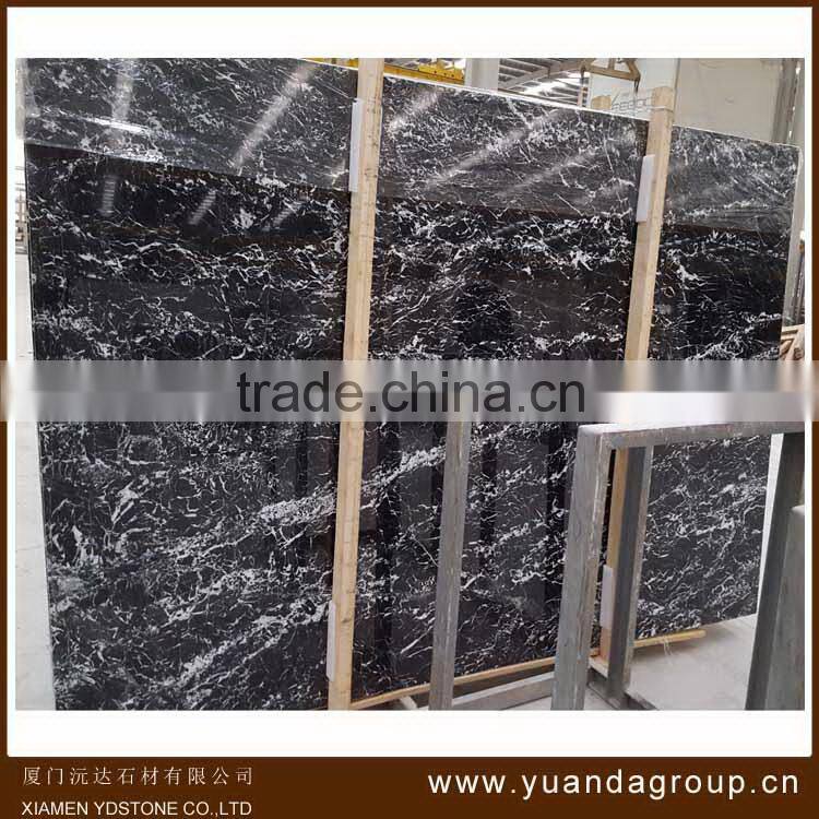 Customized stylish chinese black marble tiles