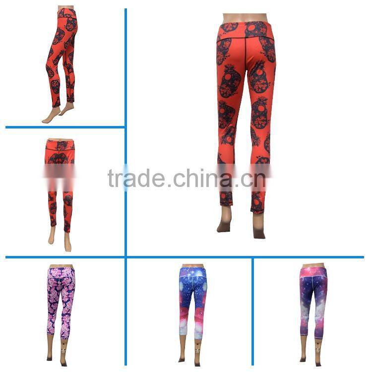 Custom sublimated women sport fitness legging