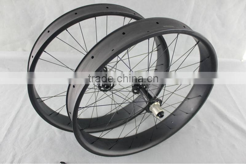 ICAN bikes 26er Fat bike wheels, snow/sand wheels ,90mm wide bike clincher wheels