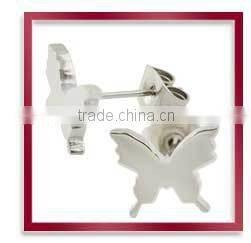 2016 new cheap wholesale stainless steel stud earrings for boys