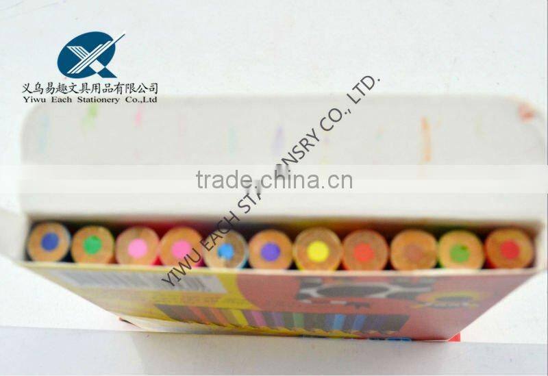 7Inches Wooden Painting Color Pencils In Color Box