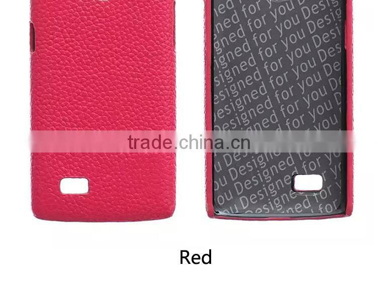 Best-selling In Amazon Mobile Phones Packaging For Cellphone Cover For LG Joy H220 Genuine Leather Brown Phone Case Diary Case