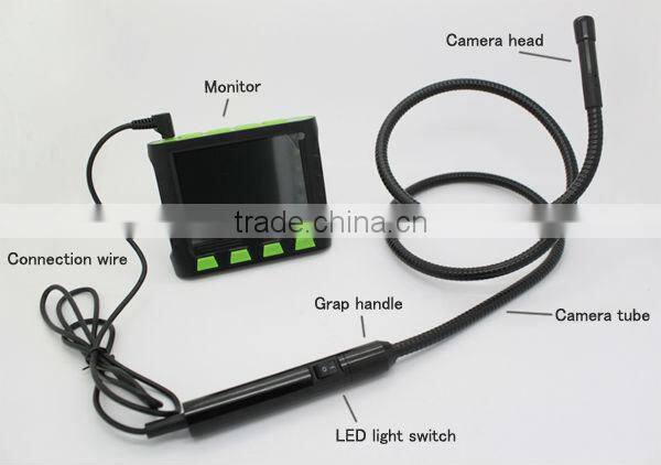 1M snake camera endoscope with 4 LED light