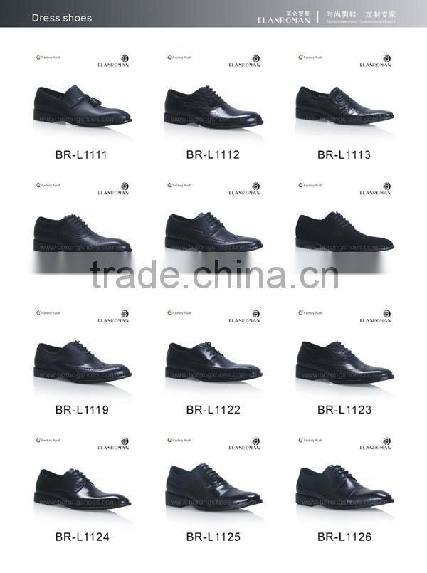 Men business office dress shoe european trendy leather man shoes from shoe manufacturer