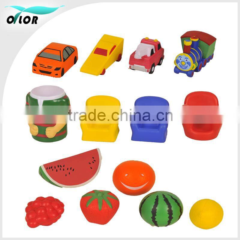 Cheap price different style unique toy balls colorful PU stress balls