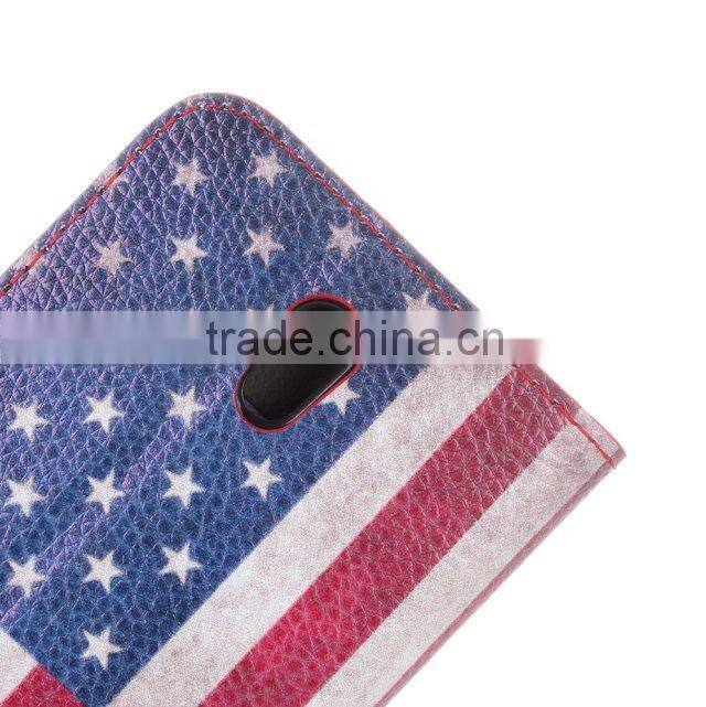 Fashion Flip Wallet Card Holder PU Leather Stand Case Cover For HTC desire 500