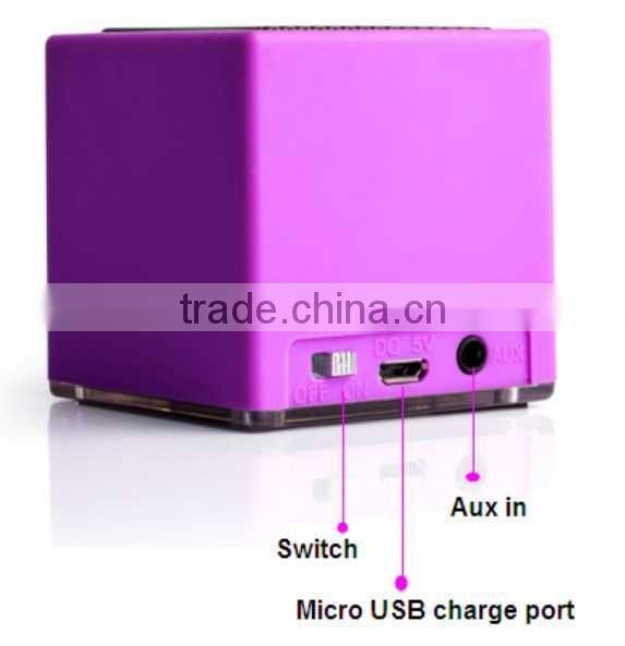 Multi colour 2016 cheap selling new designed mini bluetooth speaker
