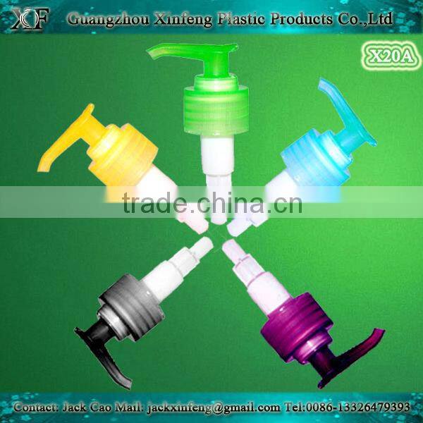 plastic colored 28/410 lotion pump for hand soap bottle