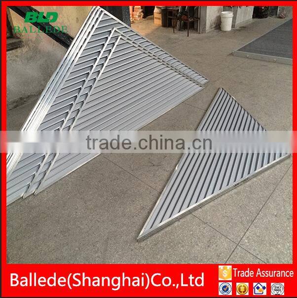 easy install powder coated ceiling aluminum louver roof