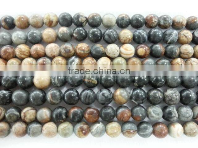 Network stone round beads, semi precious stone, wholesale beads