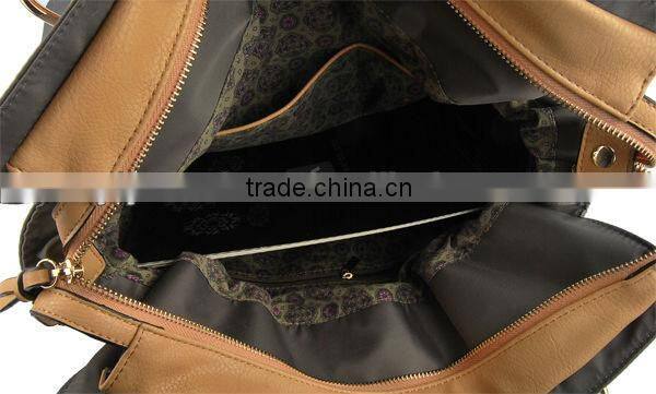 2117- wholesale utility fashion nylon big grey tote bag