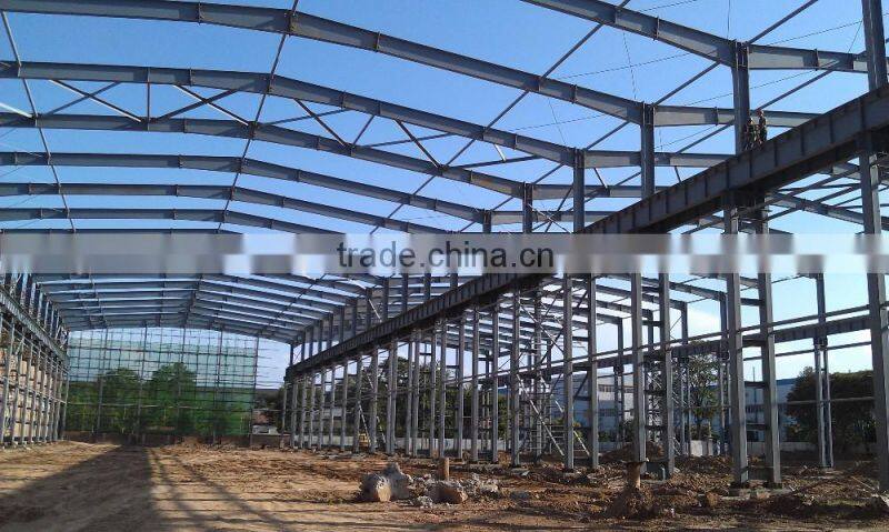 painted steel structure canopy hotel building