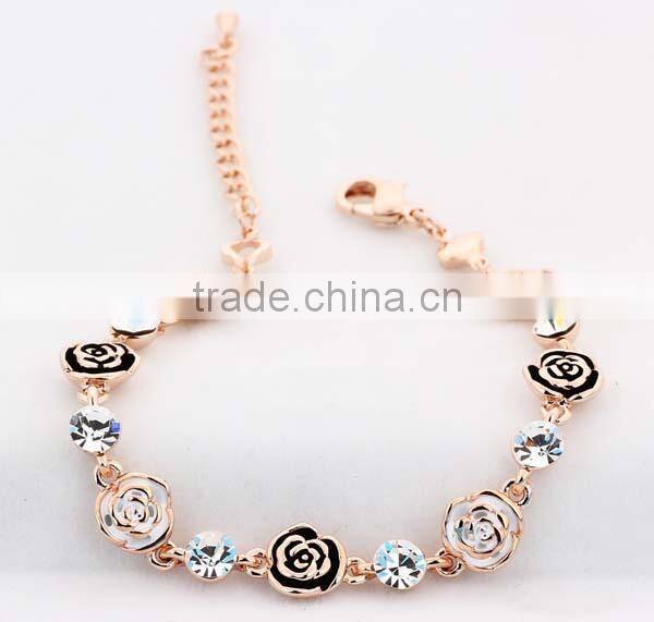 Adjustable Beautiful Golden and Crystal Bracelets