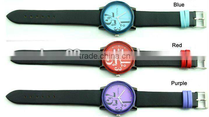 hot sale colorful sports waterproof silicone watch ladies