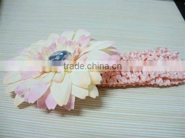 Summer daisy flowers crochet headband for DIY,clothing ornamenting