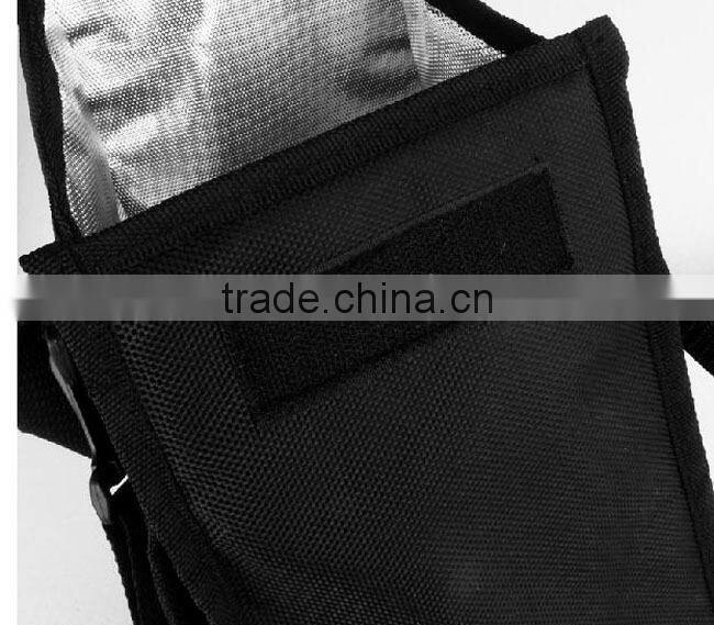 Black 840D polyester Thicken insulated cooler bag