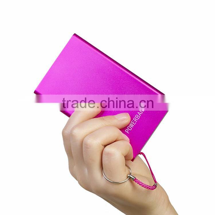 Top quality external mobile phone charger station ce rohs backup battery power bank 4000mah