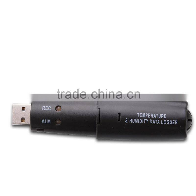 Mini USB Temperature & Humidity with LCD display Data Logger 21000 memeries