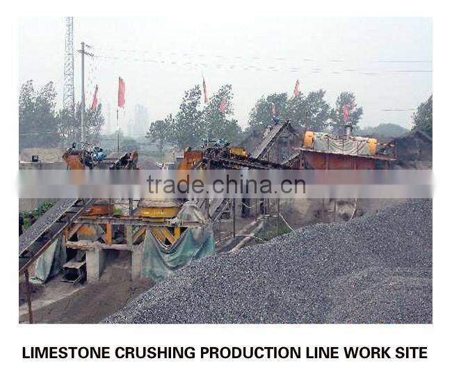 Frequently-used limestone crushing production line