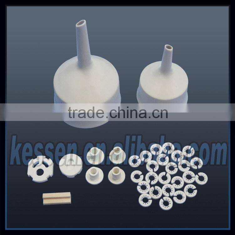 Glazed alumina ceramic product