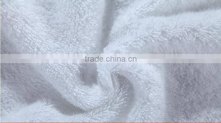 GaoYang towel factory100% cotton dobbby white hotel towel embroidery logo hotel gift face towel