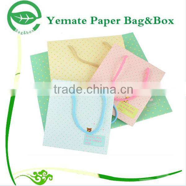 luxury series custom printed design paper packaging shopping bag laminated