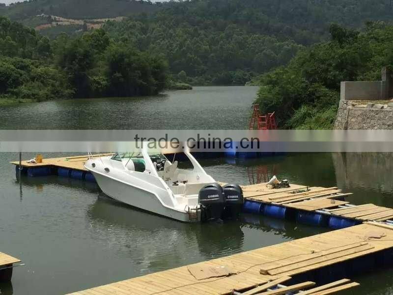 waterwish QD 27 brand new fiberglass cabin sport boat