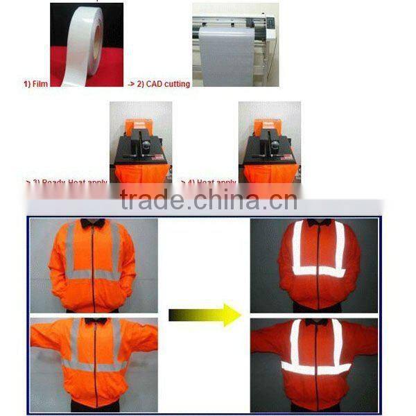 Silver Reflective Heat Transfer Film,(PVC) BA7002 high reflective heat transfer film,heat transfer thermo film