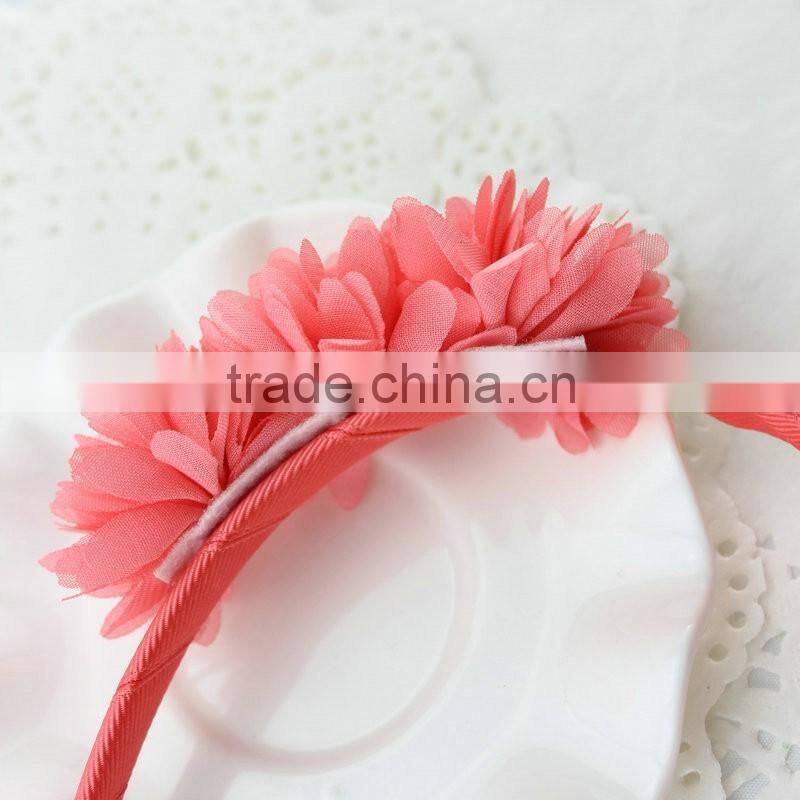 Korean Style Children Headband,Chiffon Flower Headband,Baby Flower Headband