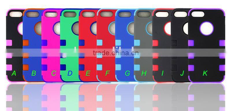 Smart tri-shied bumper case for iPhone 5G 5S factory direct wholesale price