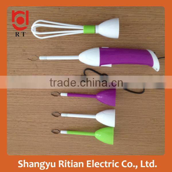 New design Electrical Multi Fucntion Vegetable corer and hand mixer egg beater