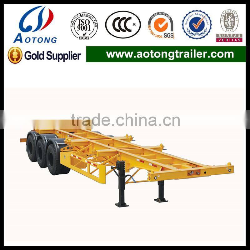 40ft chassis trailer ,20ft skeleton trailer for ISO standard container