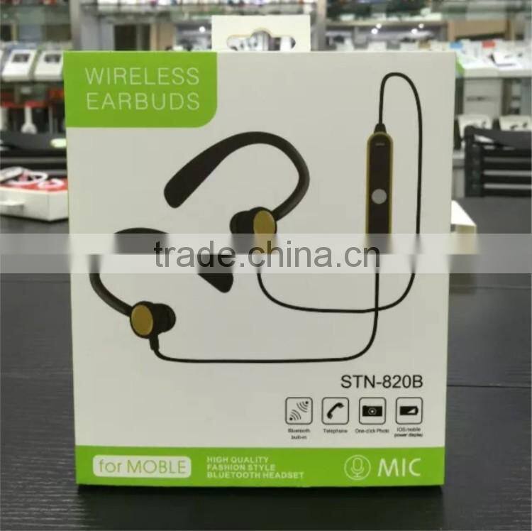 Hot selling sport bluetooth headphone for mobile phone Version 3.0