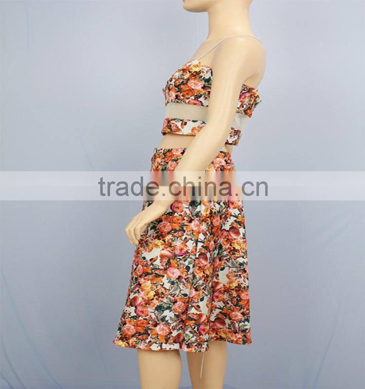 2015 new designs women print wholesale sweat suit