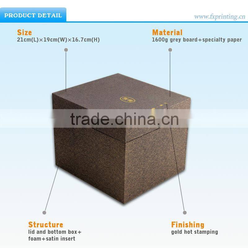 China Supplier Luxury Cardboard Paper Bespoke Tea Packaging Box