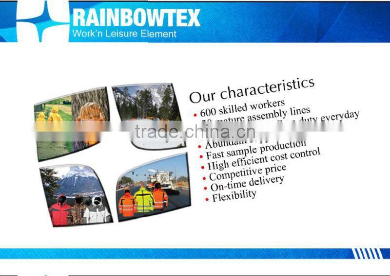 HIGH VISIBILITY LONG PATTERN PU RAINCOAT