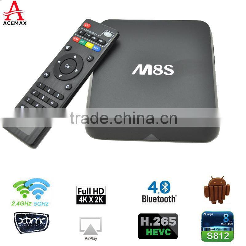 LibreElec OS Linux Kodi Quad Core M8S TV BOX S812 CPU 2G+8G