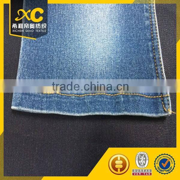 3/1 polyester cotton stretch denim fabric for jeans