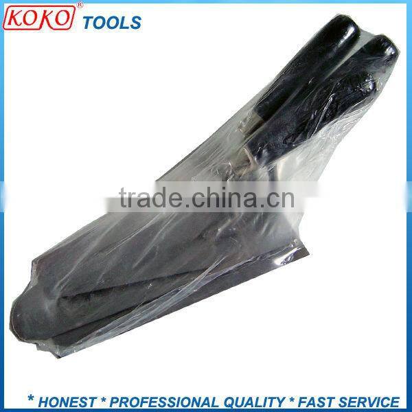 Mirror polished steel double color plastic handle putty scraper