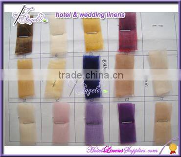 light blue wholesale organza table runners for wedding table decorations