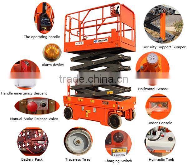 SINOBOOM scissor lift aerial work platform