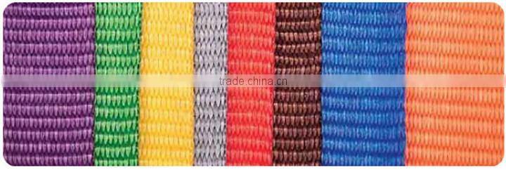 Red colour flat polyester webbing sling for lifting 5T 1M