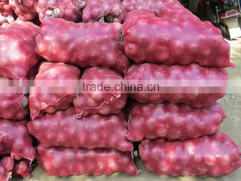 china direct factory promotion leno mesh packaging bag for garlic