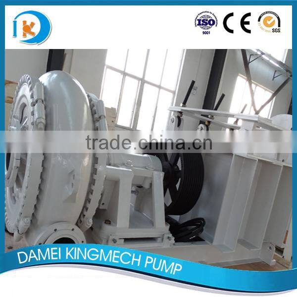 Heavy duty single stage centrifugal wear resistant river sand dredging gravel pump